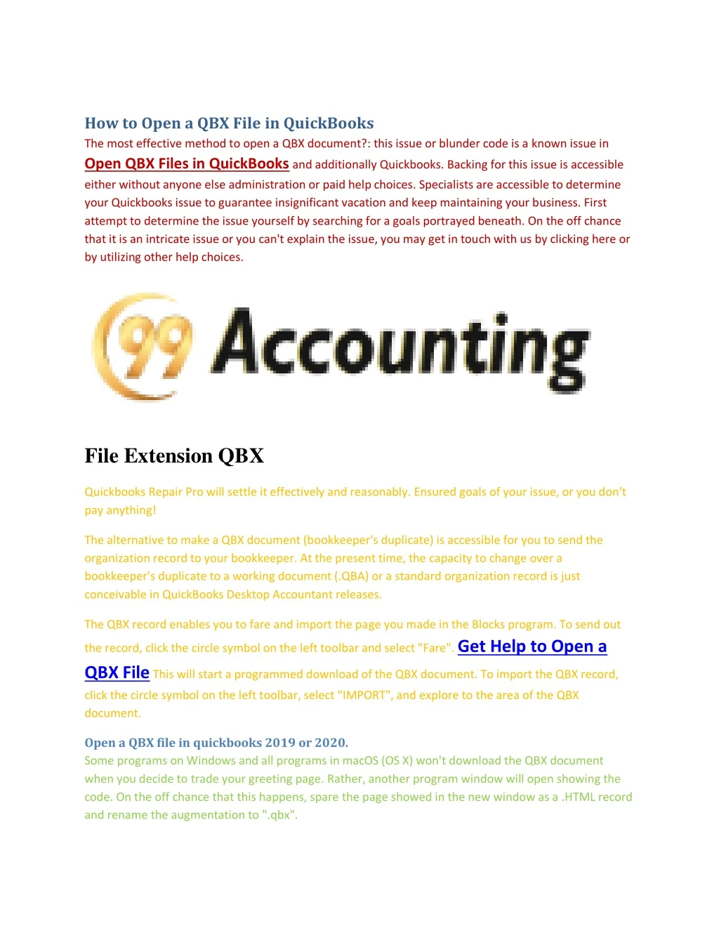 how to open a qbx file in quickbooks the most
