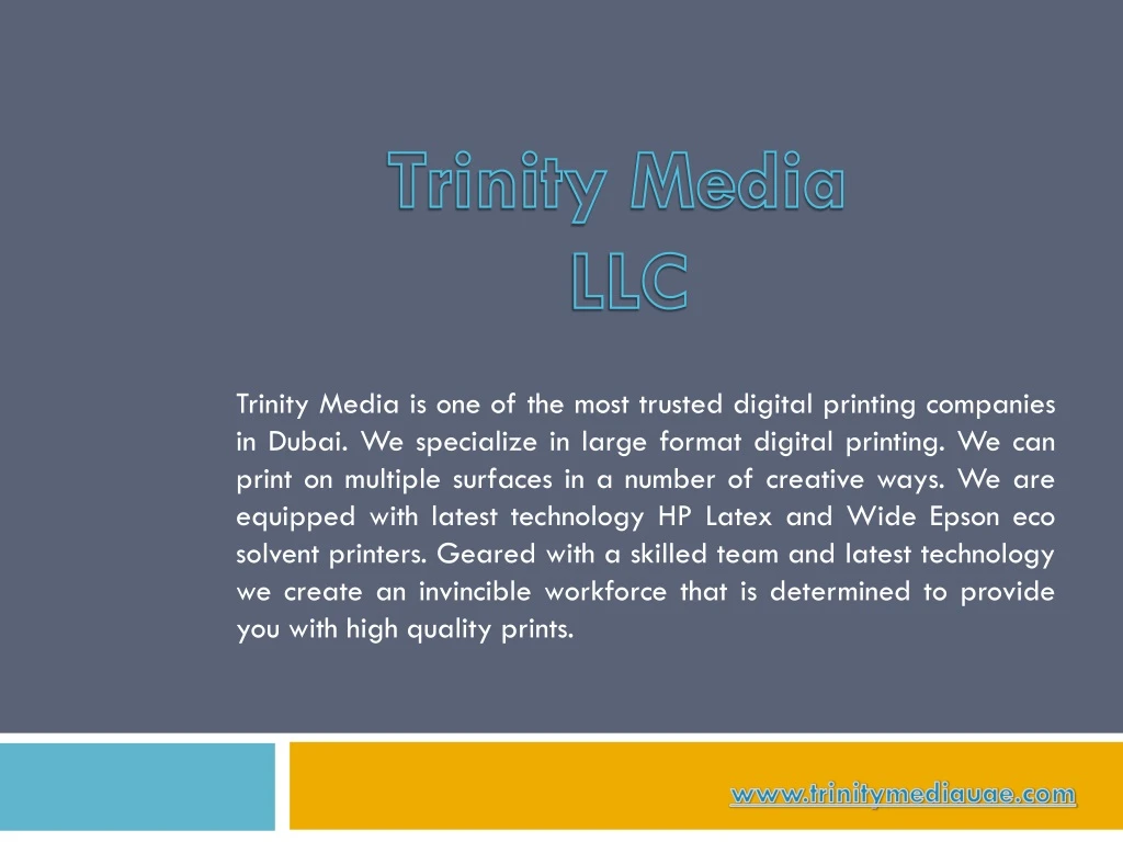 trinity media llc
