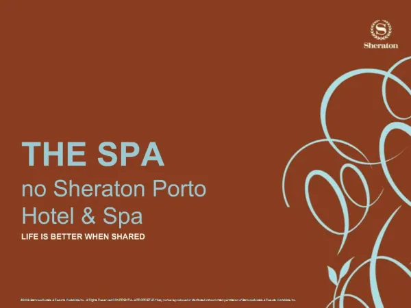 THE SPA no Sheraton Porto Hotel Spa