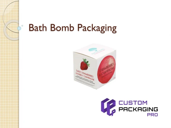 Bath Bomb Packaging