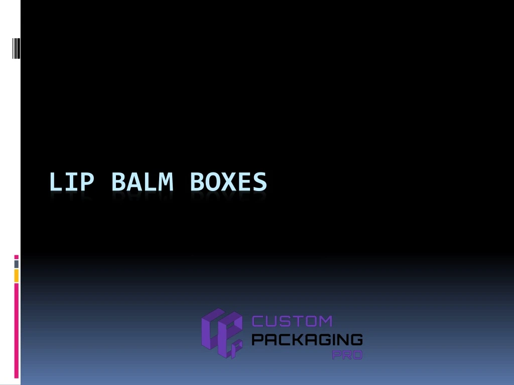lip balm boxes