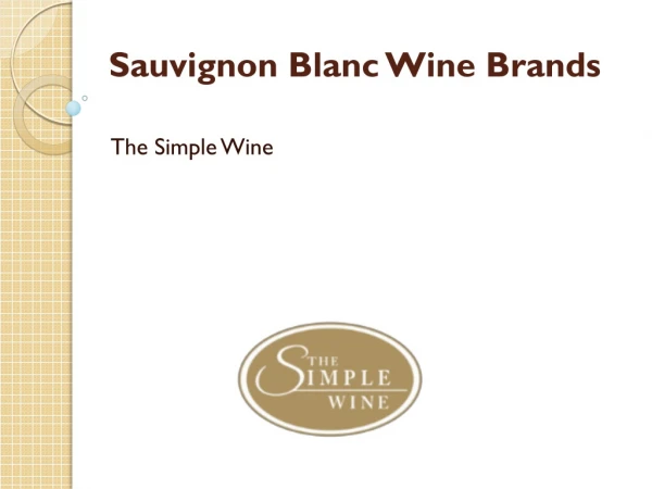 Sauvignon Blanc Wine Brands