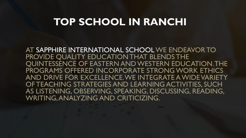 top school in ranchi