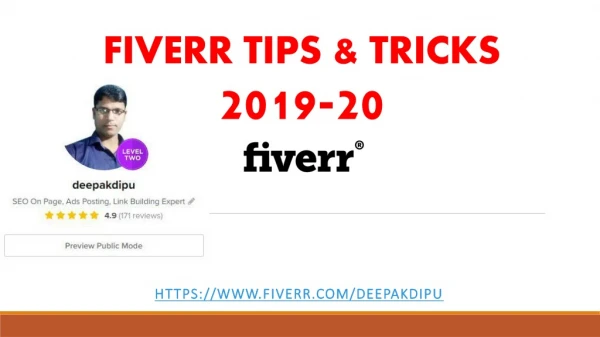 How to get orders on Fiverr in 2019-2020