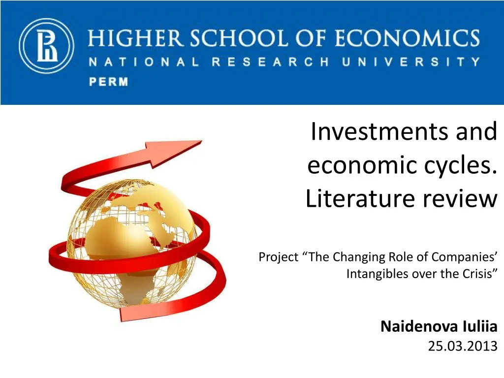 investments and economic cycles literature review