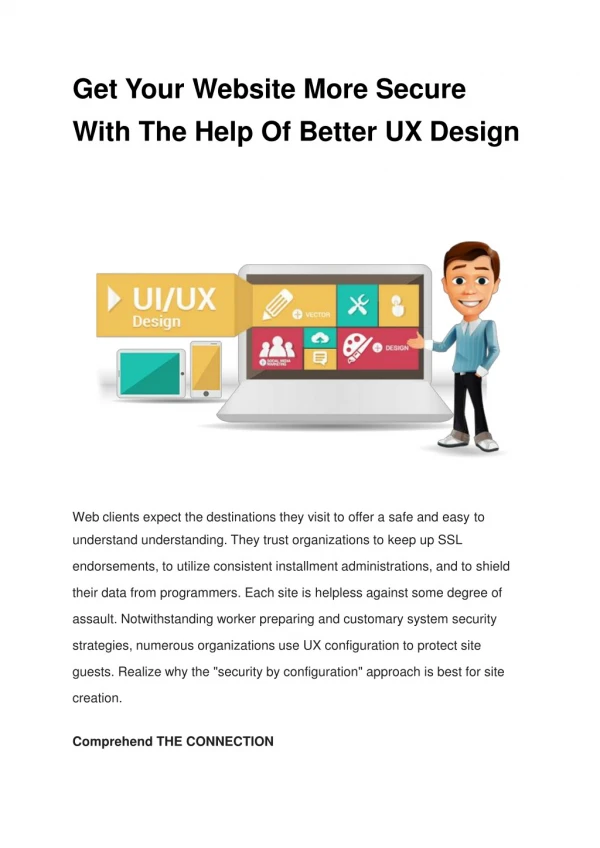 Get Your Website More Secure With The Help Of Better UX Design
