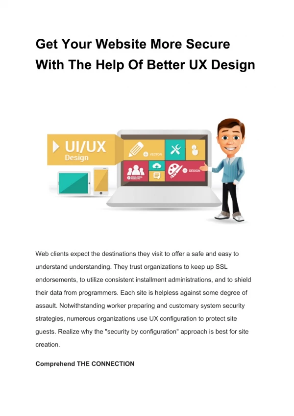 Get Your Website More Secure With The Help Of Better UX Design