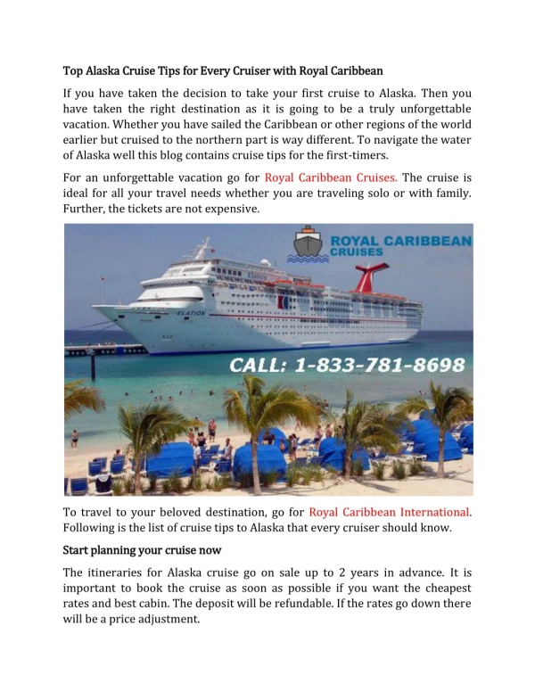 Top Alaska Cruise Tips for Every Cruiser with Royal Caribbean Cruises 2019