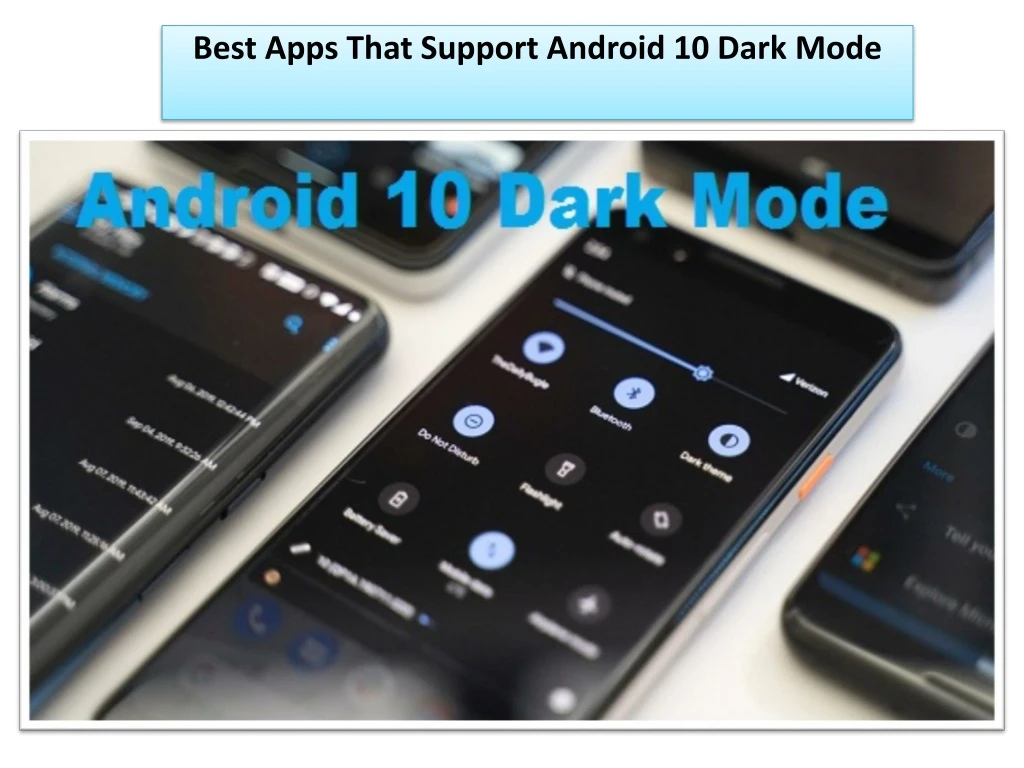 best apps that support android 10 dark mode