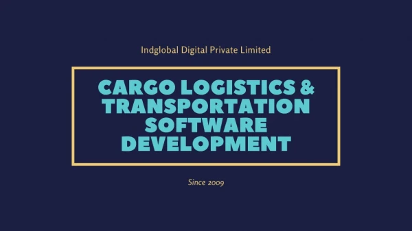 Best cargo & logistics web software development company India
