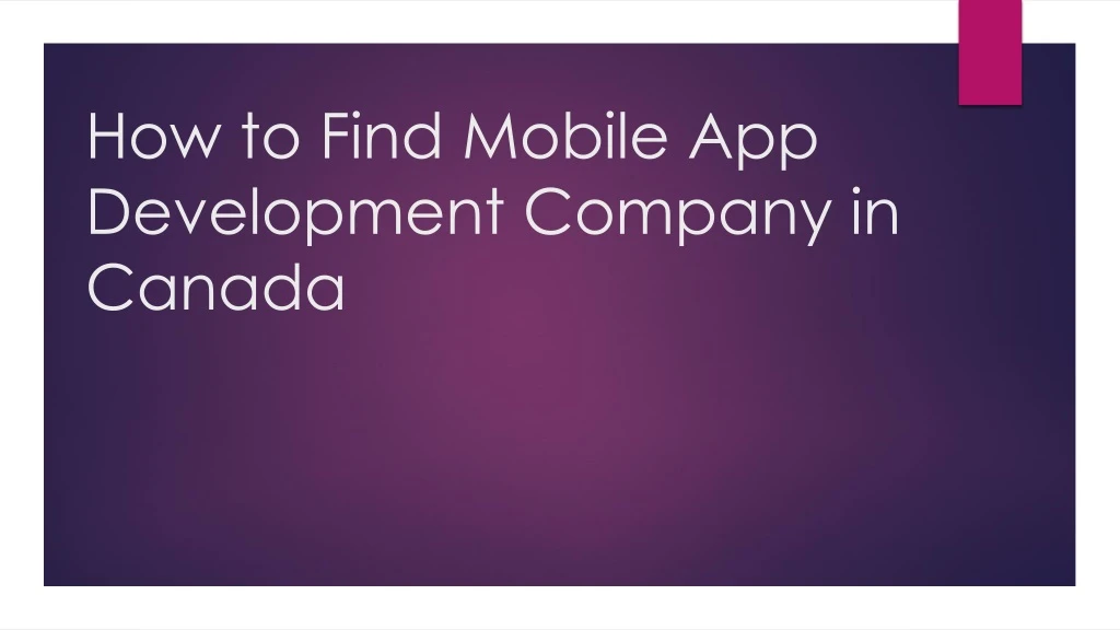 how to find mobile app development company