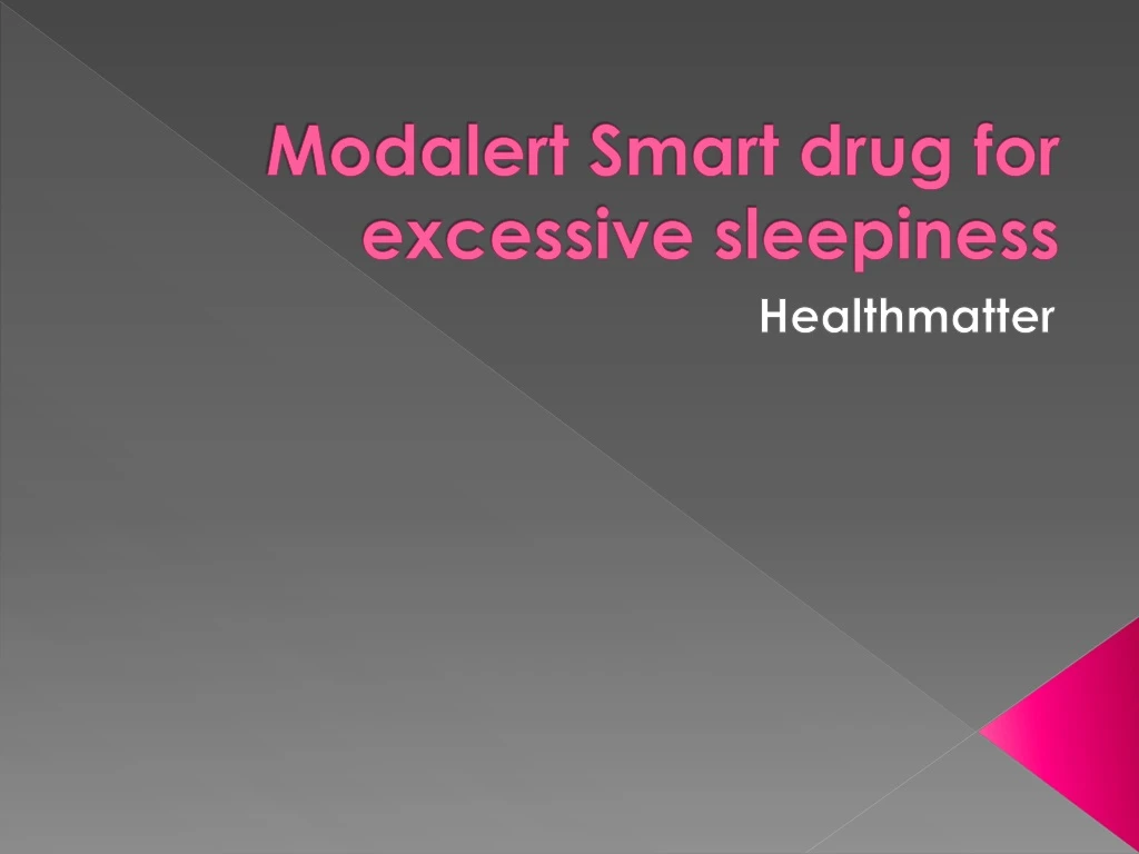 modalert smart drug for excessive sleepiness