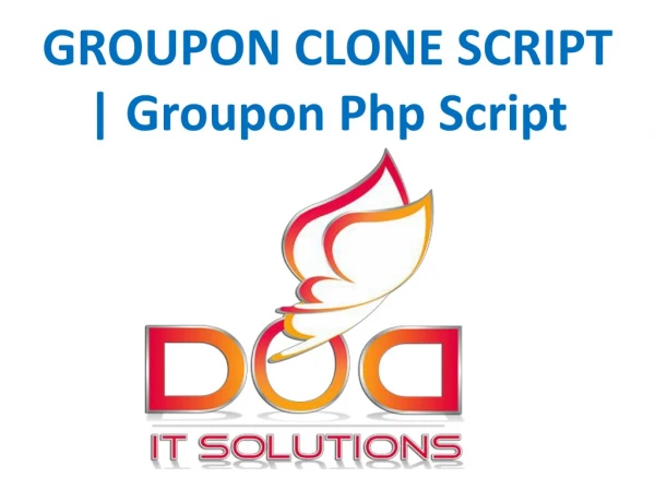 GROUPON CLONE SCRIPT | Groupon Php Script