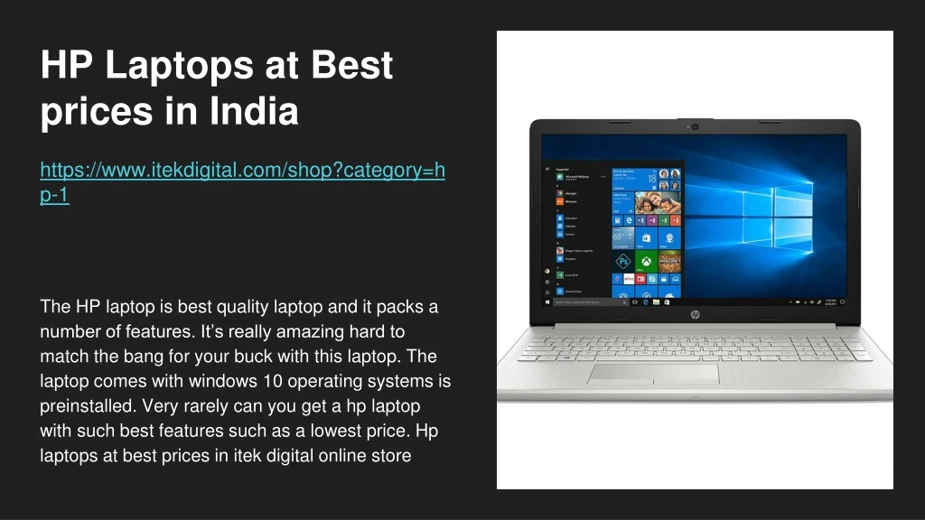 hp laptops at best prices in india