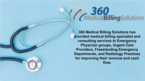 Colorado Urgent Care Medical Billing - 360 Medical Billing Solutions