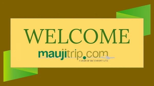 Best Holiday Packages | MaujiTrip