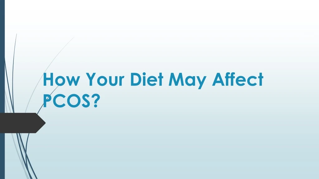 how your diet may affect pcos