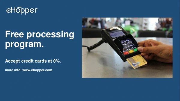 Free Processing. Start Accepting Credit Cards at 0%