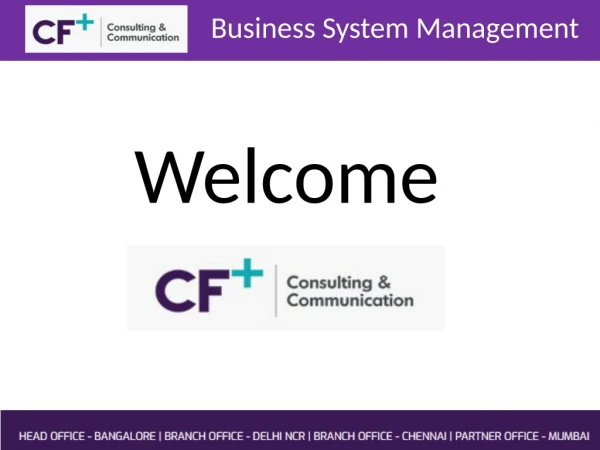 Business system management