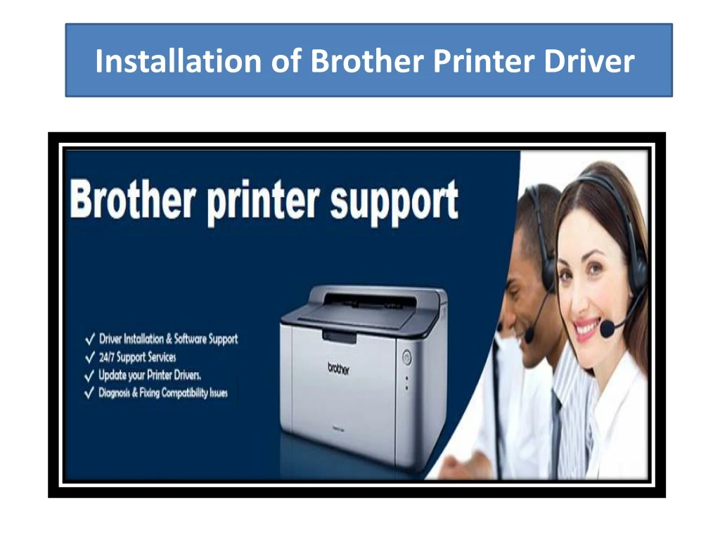 installation of brother printer driver