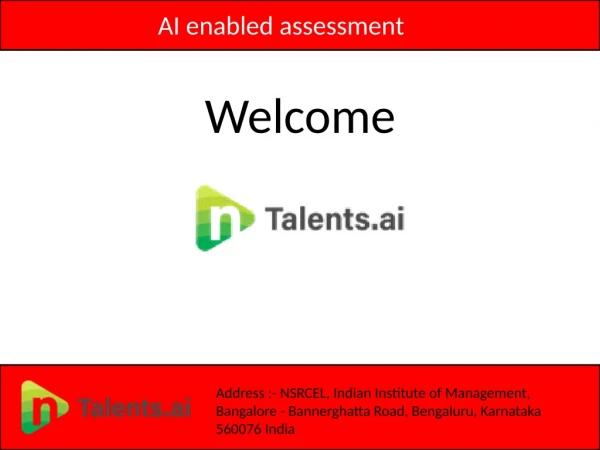 AI enabled assessment