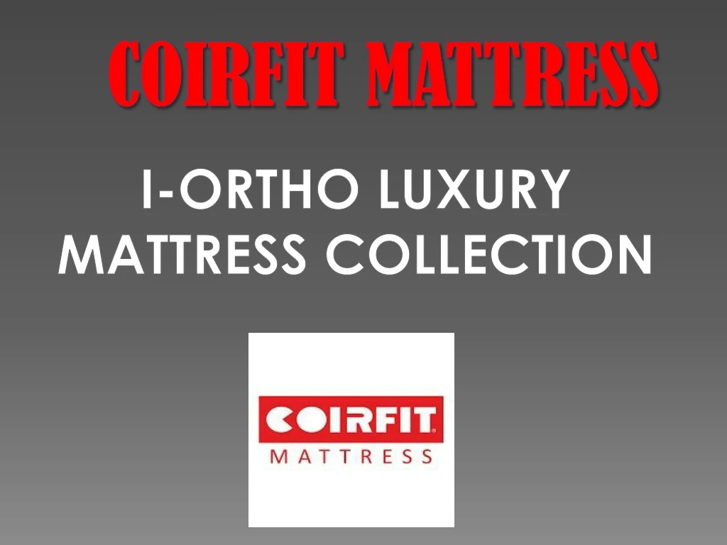 coirfit mattress