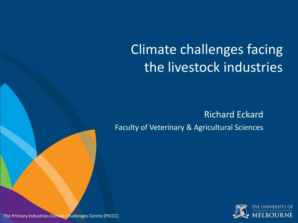 climate challenges facing the livestock industries