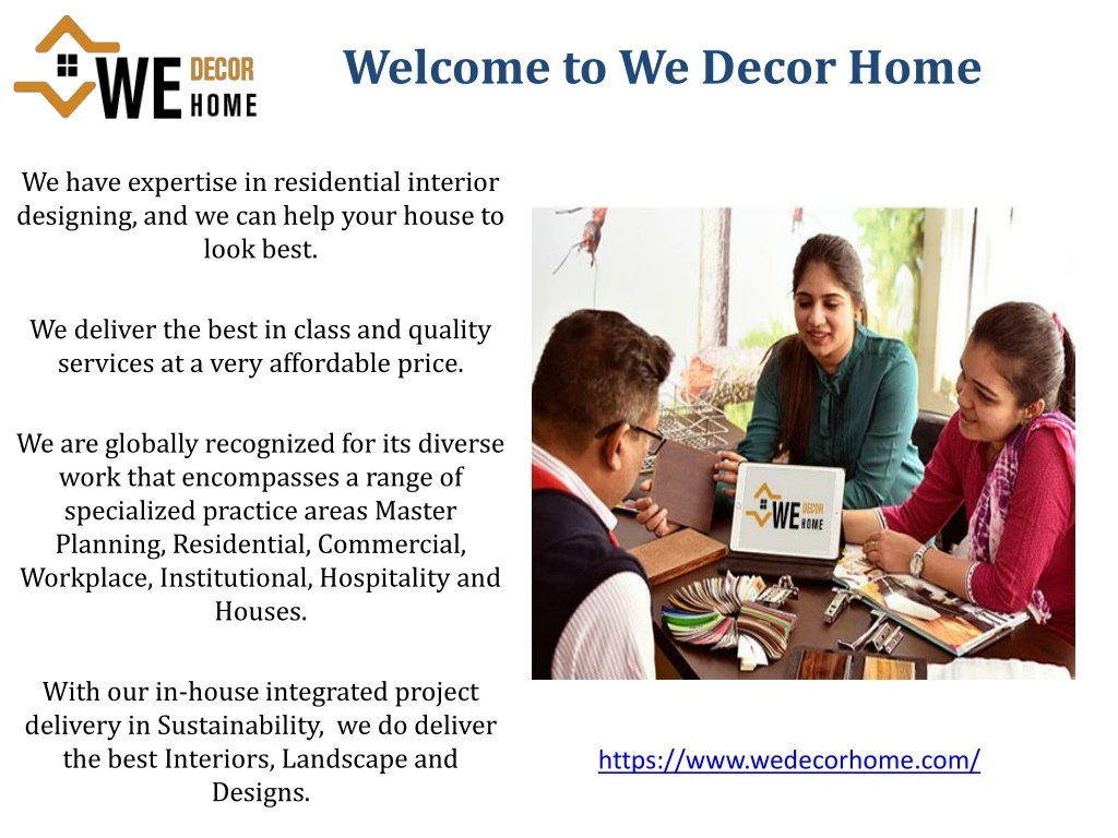welcome to we decor home