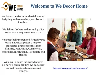 Top Interior Designer in Delhi - We Decor Home - slide 1