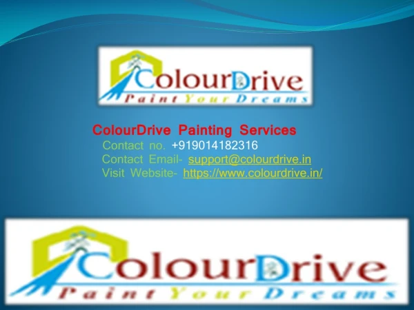 ColourDrive House Painting Services Included Residential Painters
