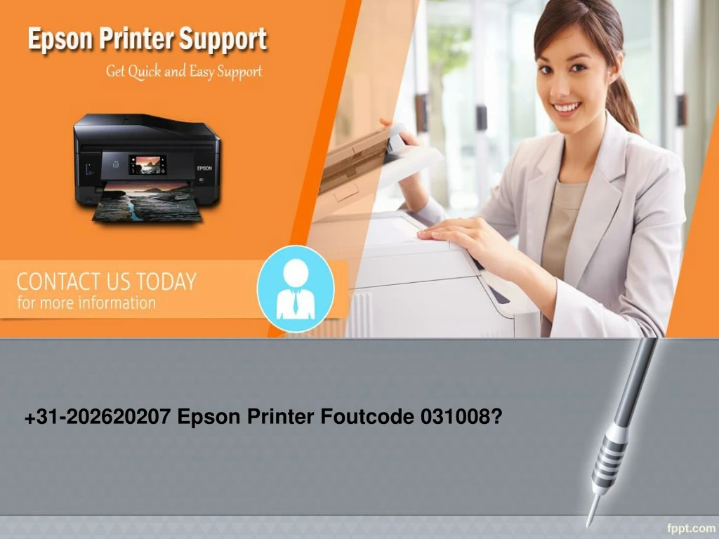 31 202620207 epson printer foutcode 031008