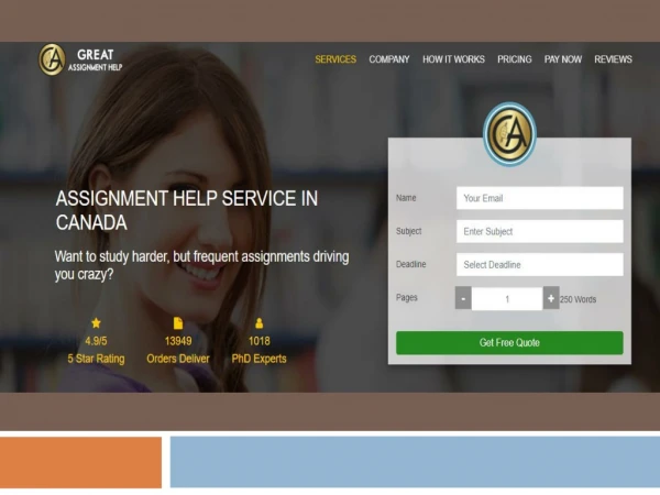 Best Services For Online Assignment Help in Canada