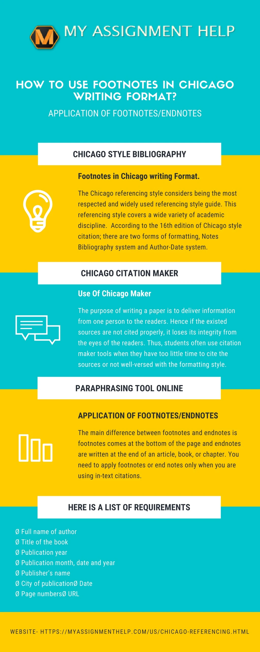 how to use footnotes in chicago writing format
