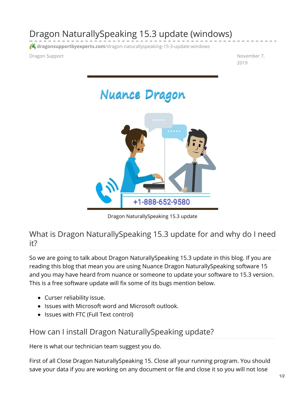 dragon naturallyspeaking 15 3 update windows