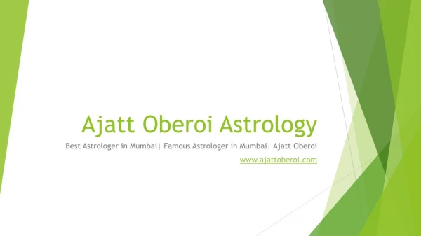 Financial Forecast Prediction Astrology by Ajatt Oberoi