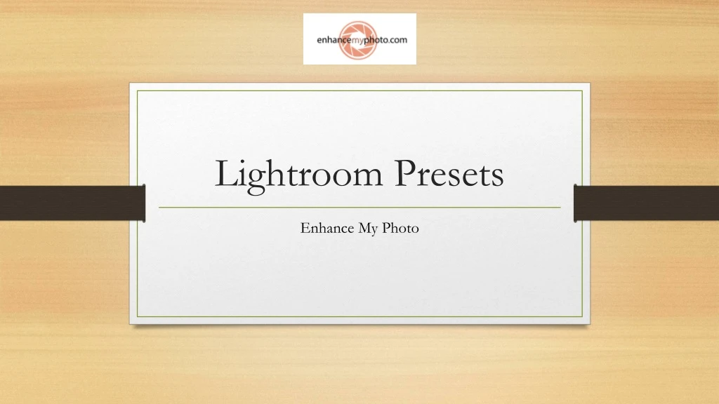 lightroom presets