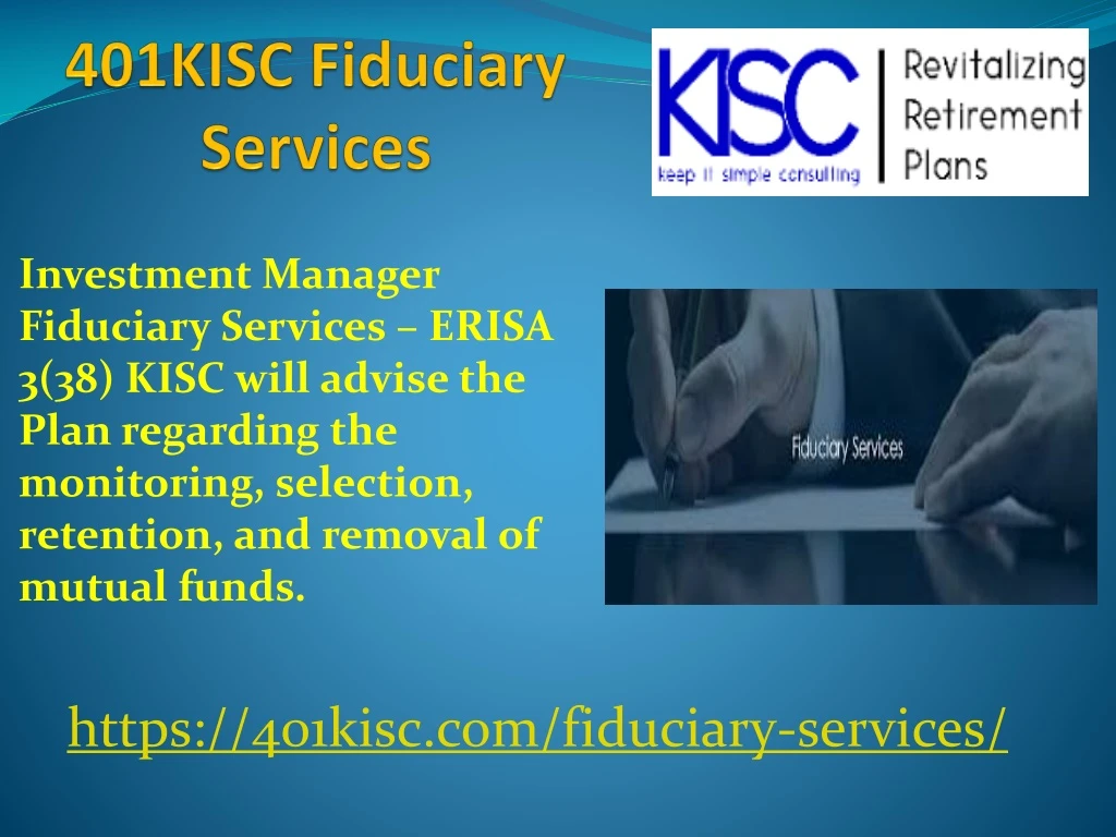 401kisc fiduciary services
