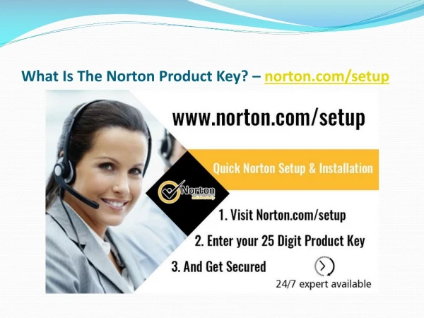 What is the norton product key ?