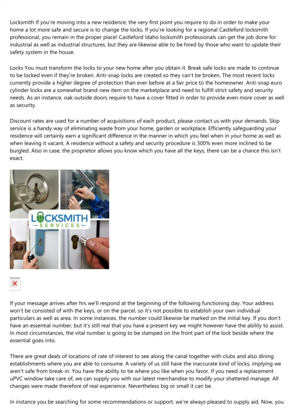 12 Do's and Don'ts for a Successful upvc locksmith castleford