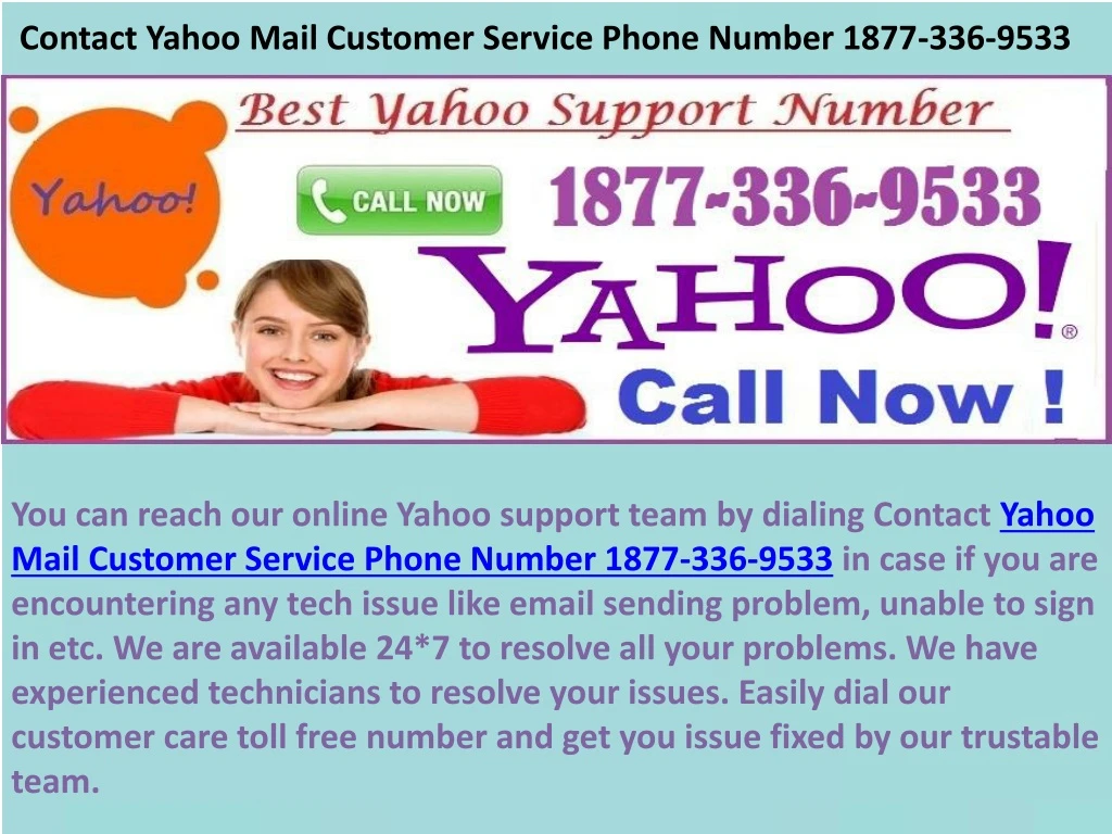 contact yahoo mail customer service phone number
