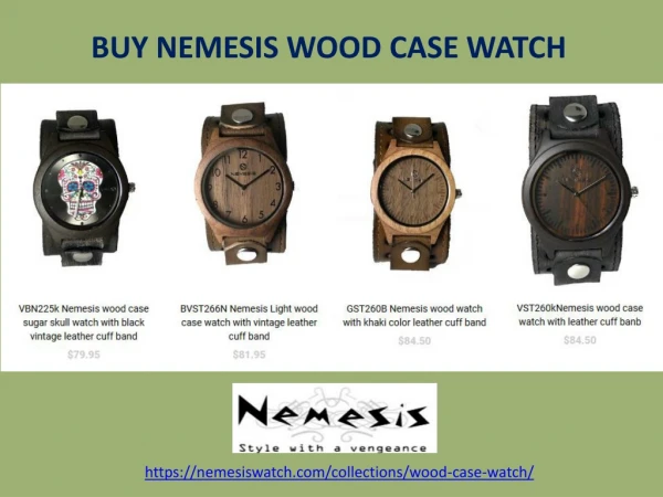 Wood Case Watch