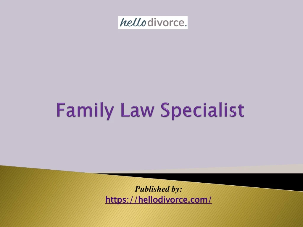 family law specialist