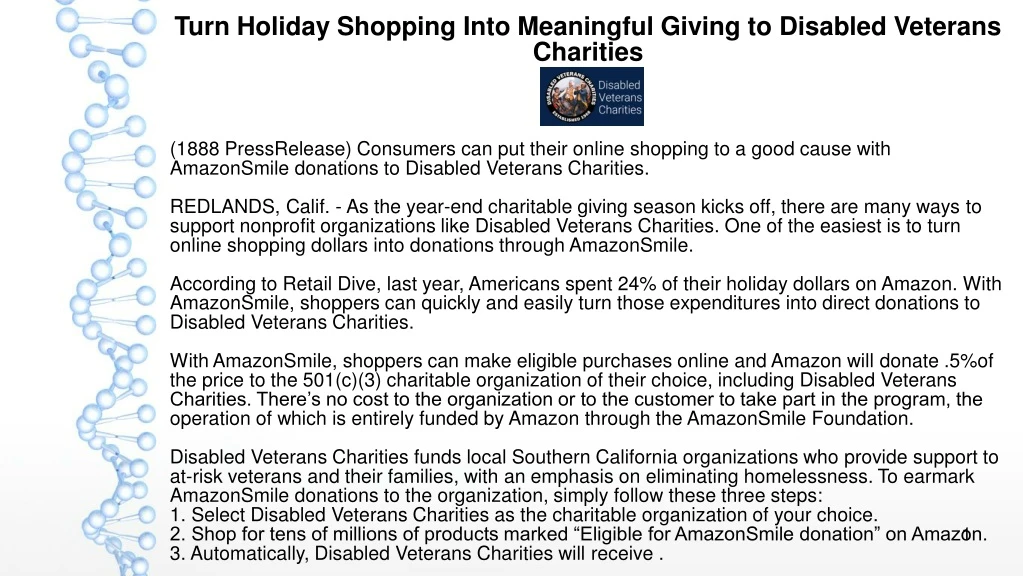 turn holiday shopping into meaningful giving