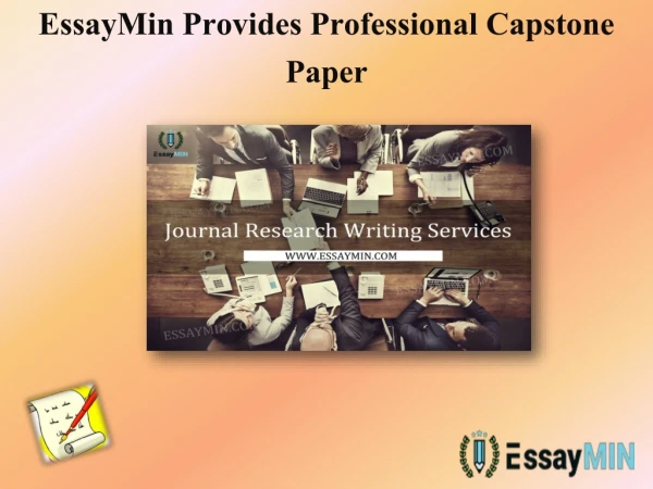 EssayMin Provides Professional Capstone Paper