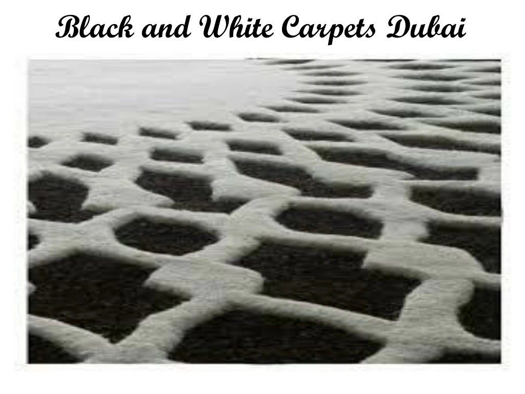 black and white carpets dubai