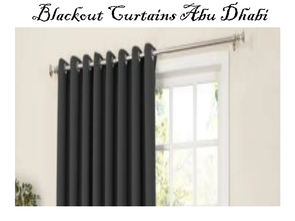 blackout curtains abu dhabi