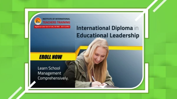 International Diploma in Educational Leadership
