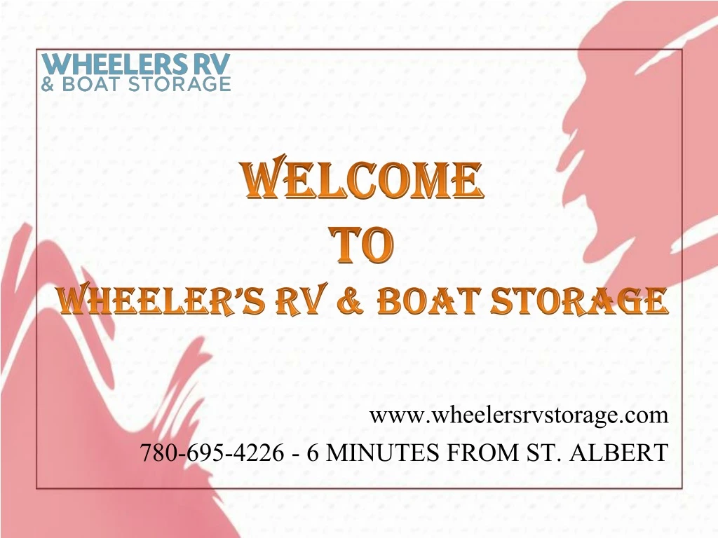 welcome to wheeler s rv boat storage