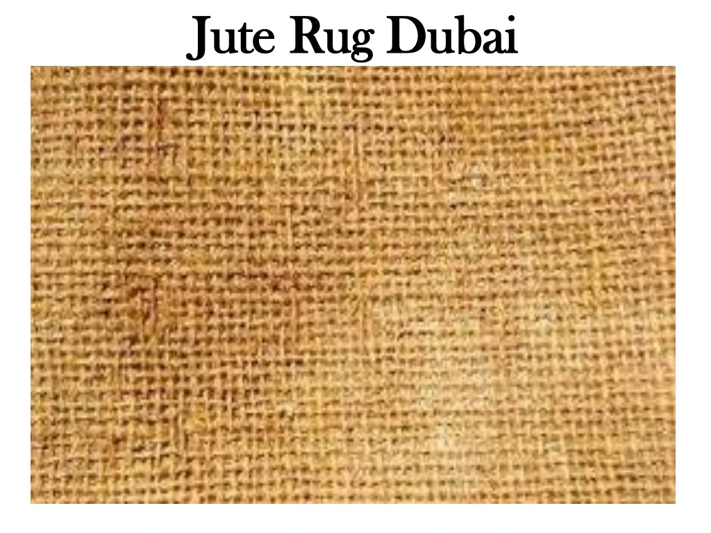 jute rug dubai