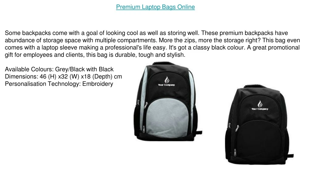 premium laptop bags online